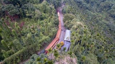 獨立山車站鳥瞰照   賴國華提供